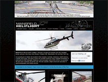 Tablet Screenshot of mansfieldheliflight.com